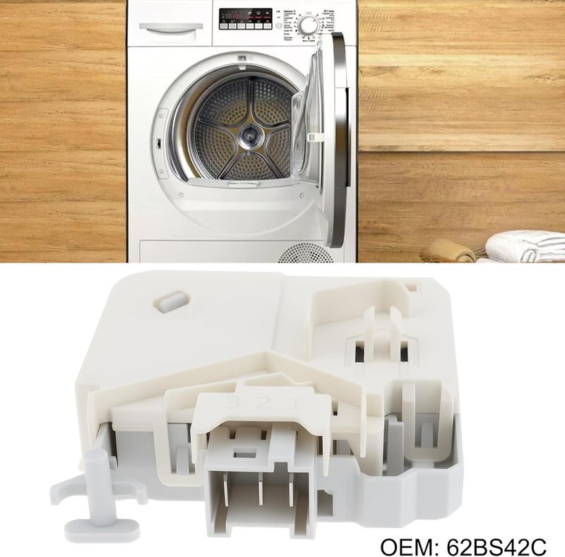 Micro Traders Washing Machine Door Interlock Switch 616876 62BS42C Compatible with Bosch WAE16423IT/02 - Image 2